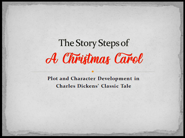 the story steps of a christmas carol powerpoint