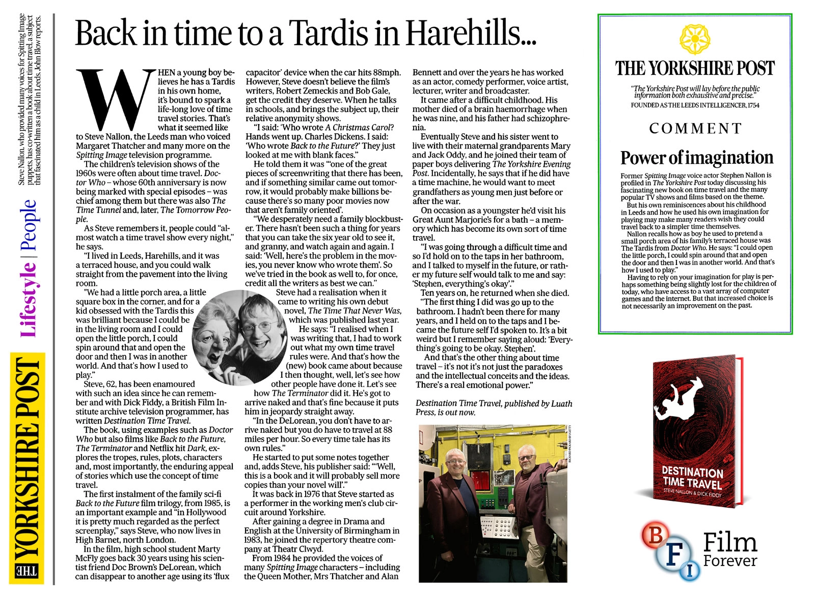 The Yorkshire Post Destination Time Travel