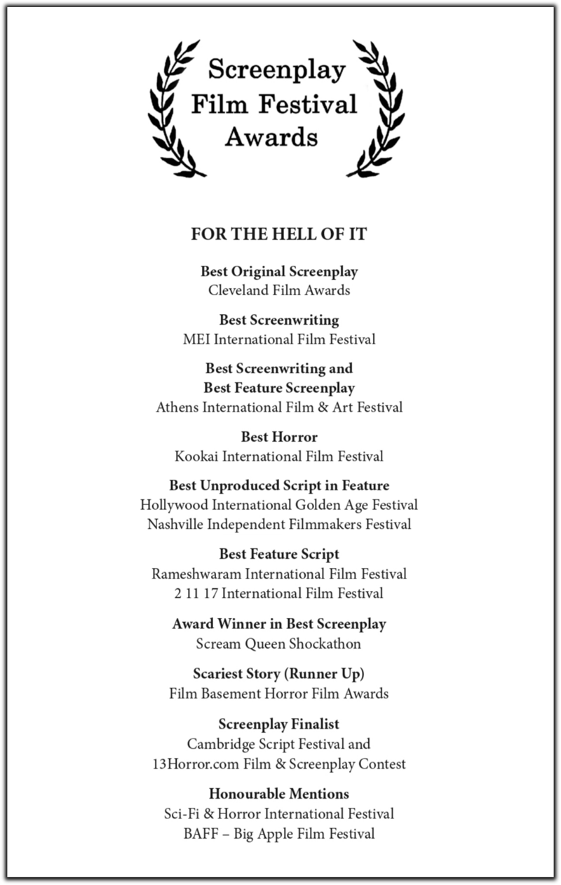 Screenplay awards list