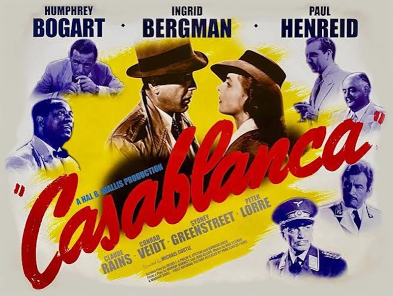 Casablanca film poster
