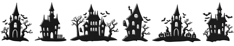 Six haunted houses