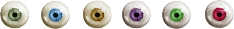 Row of Eyeballs