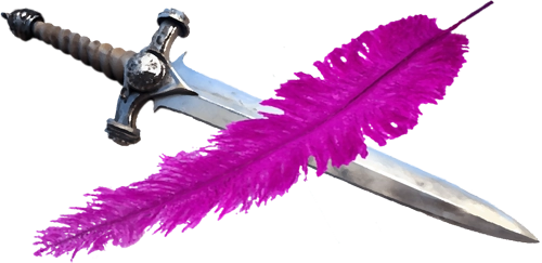 tickle feather and sword