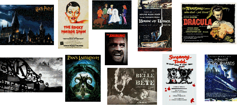 gothic film posters
