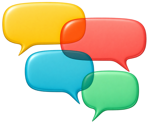 speech bubbles