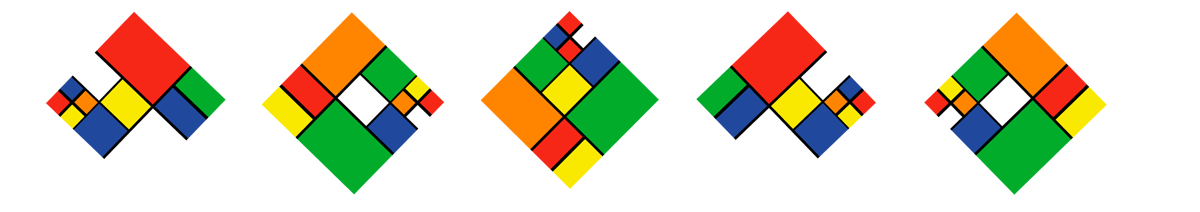 line of squares