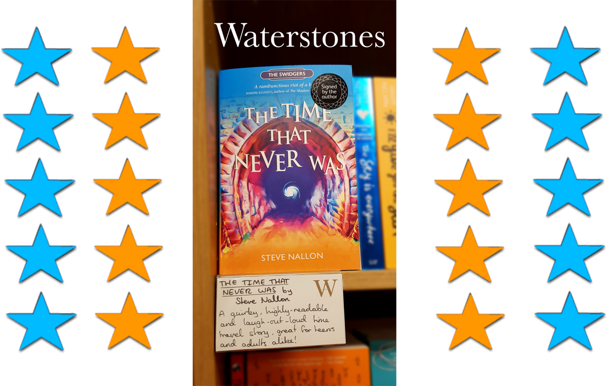 5 stars reviews in waterstones
