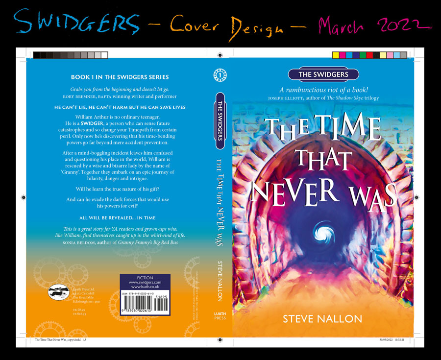 The Time That Never Was Cover design