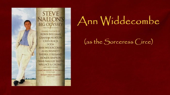 Ann Widdecombe as the Sorceress Circe