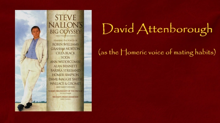 David Attenborough as the Homeric voice of mating habits