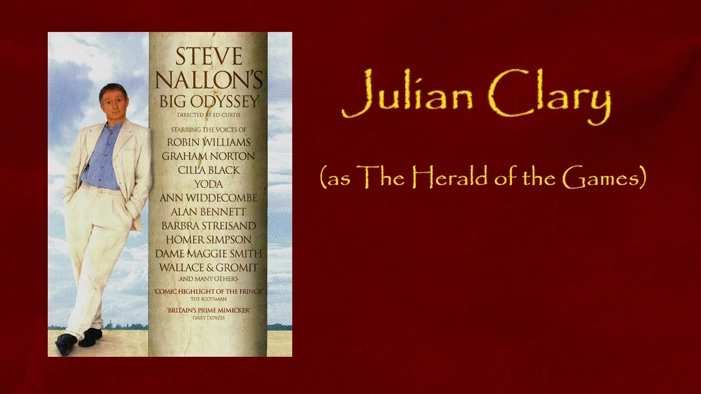 Julian Clary as The Herald of the Games