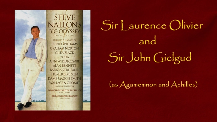 Sir Laurence Olivier and Sir John Gielgud as Agamemnon and Achilles