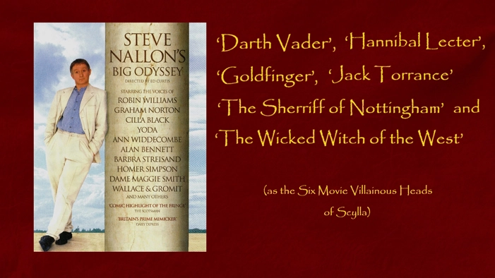 Six Movie Villainous Heads of Scylla