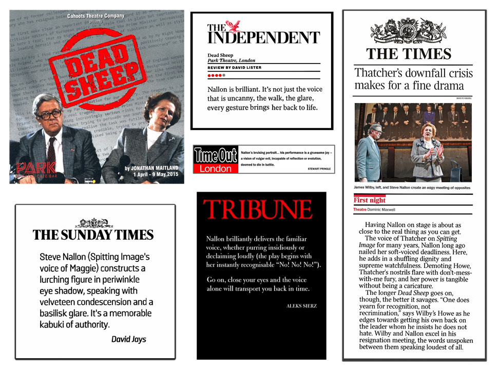 Dead Sheep Tour Thatcher Reviews Poster